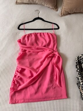 REVOLVE superdown Pink Strapless Mini Dress